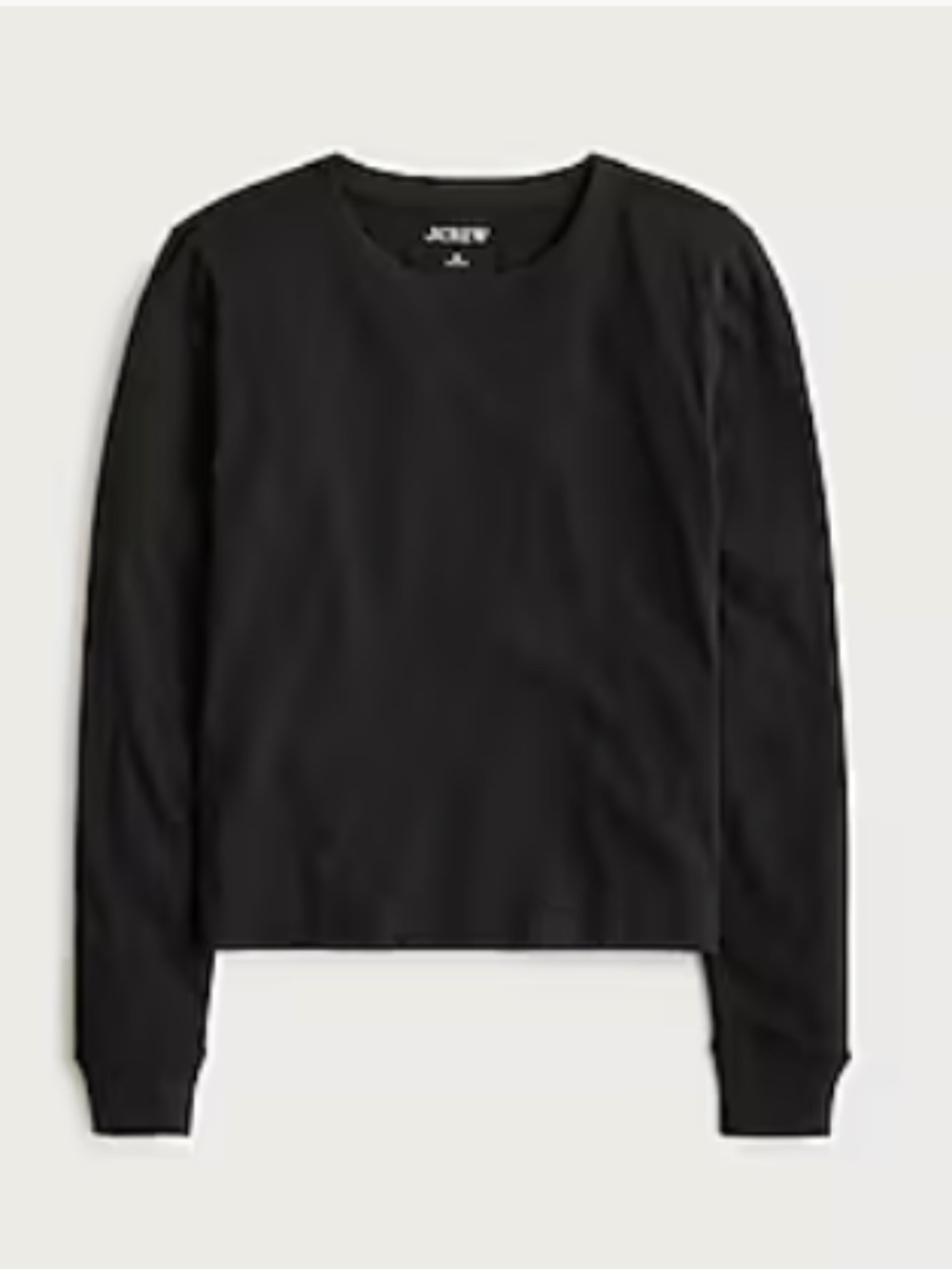 J.Crew Vintage jersey long sleeve T shirt - Black - Sz L
